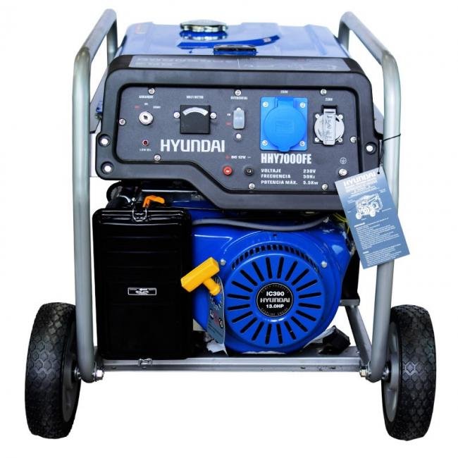 Мотогенератор HHY 7000 FЕK - 5,5 kW, ел. стартер HYUNDAI - Image 2
